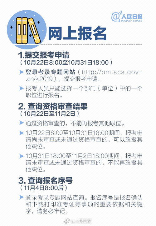 2019年國(guó)考報(bào)名啟動(dòng)，收好這份最全報(bào)考指南
