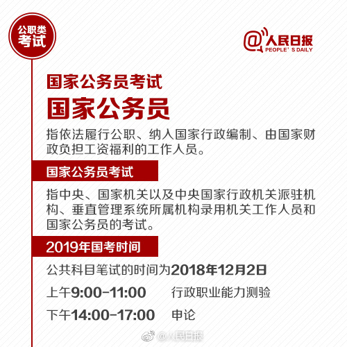 國(guó)考報(bào)名今天截止！還有這些公職類(lèi)考試了解下